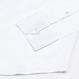 Rostin White Hidden Button Down Giza Cotton Shirt - John Ellies