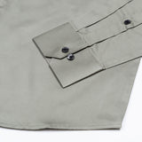 Rostin Olive Hidden Button Down Giza Cotton Shirt - John Ellies