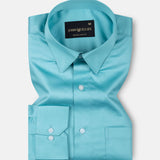 Rostin Turquis Hidden Button Down Giza Cotton Shirt - John Ellies