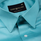 Rostin Turquis Hidden Button Down Giza Cotton Shirt - John Ellies