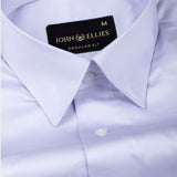 Rostin Lavender Hidden Button Down Giza Cotton Shirt - John Ellies
