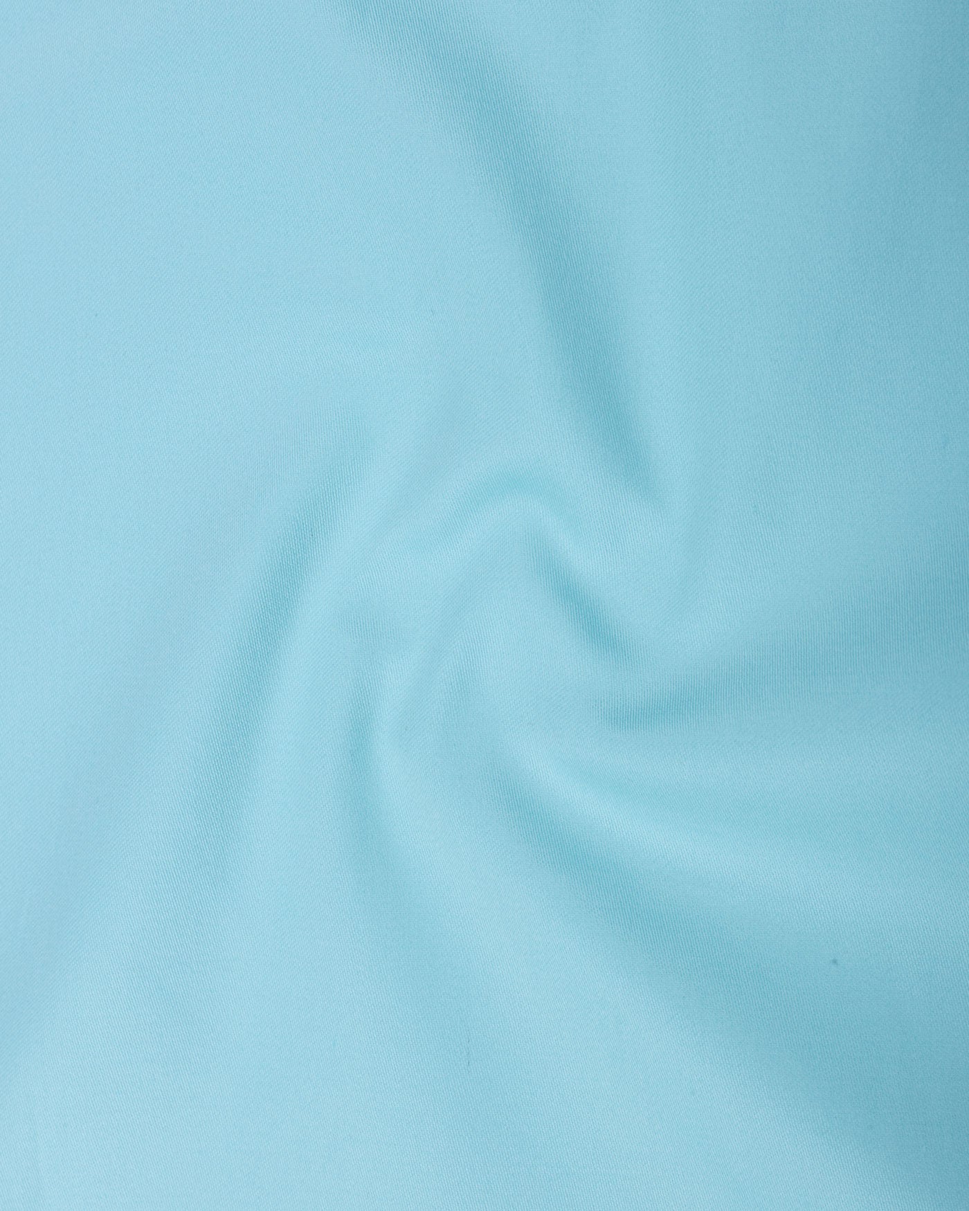 Rostin Cyan Hidden Button Down Giza Cotton Shirt - John Ellies