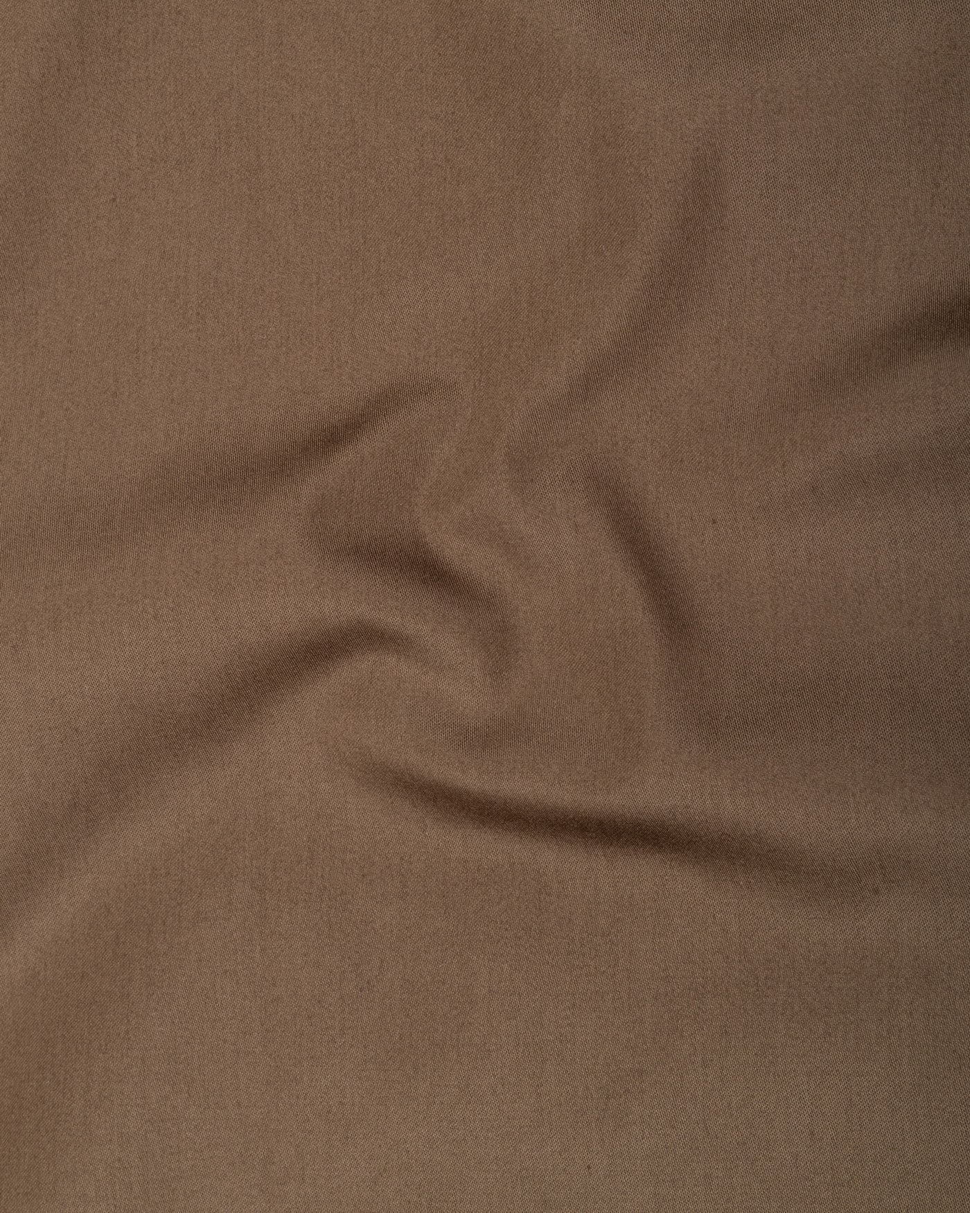 Rostin Coffee Hidden Button Down Giza Cotton Shirt - John Ellies