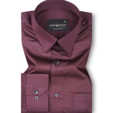 Rostin Purple Hidden Button Down Giza Cotton Shirt - John Ellies