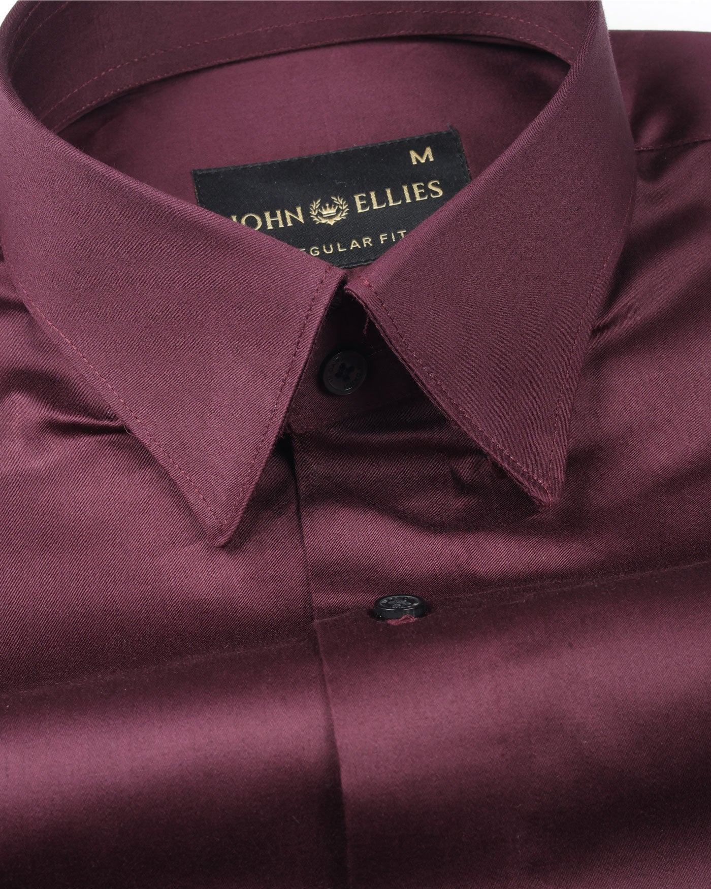 Rostin Purple Hidden Button Down Giza Cotton Shirt - John Ellies