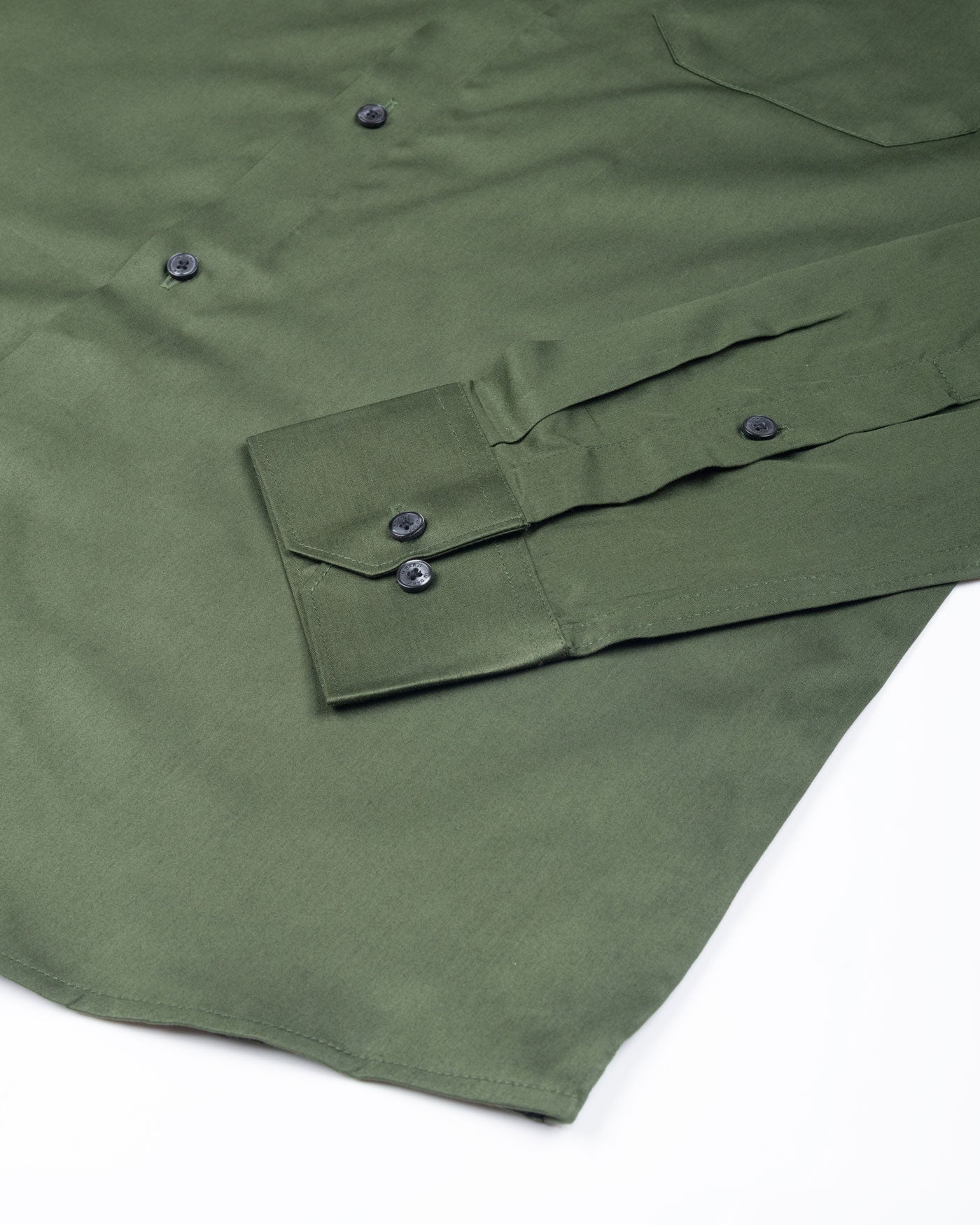 Rostin Green Hidden Button Down Giza Cotton Shirt - John Ellies