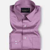 Rostin Magenta Hidden Button Down Giza Cotton Shirt - John Ellies