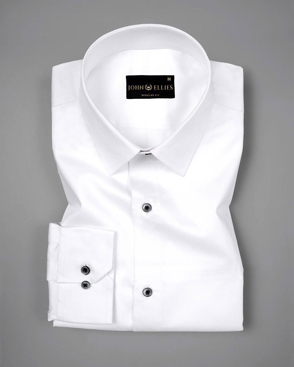 Buy White Premium Satin Men's Formal Shirt – John Ellies India