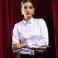 Silhouette Lavender Plain Satin Women Shirt - John Ellies