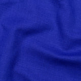 Lynthor Royal Blue Plain Linen Button Down Shirt