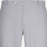 Zalix Smoke Grey Linen Formal Pant - John Ellies