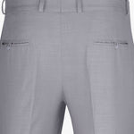 Zalix Smoke Grey Linen Formal Pant - John Ellies