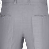 Zalix Smoke Grey Linen Formal Pant - John Ellies