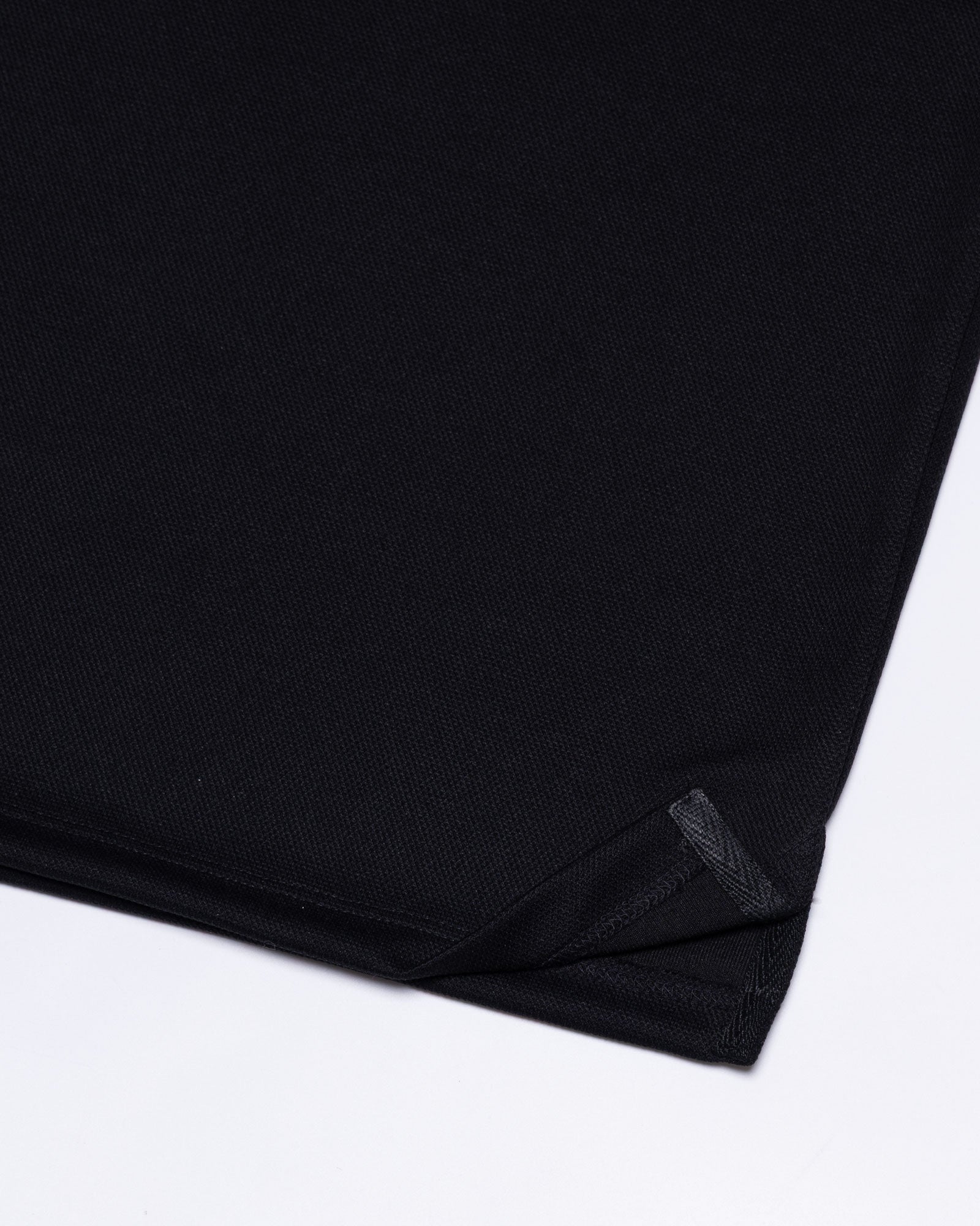 Tensy Black Cotton Polo T-Shirt - John Ellies