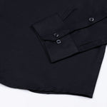 Luxline Black Oxford Plain Cotton Shirt - John Ellies