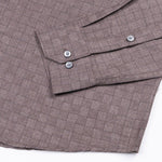 Gridon Brown Checked Premium Cotton Shirt - John Ellies