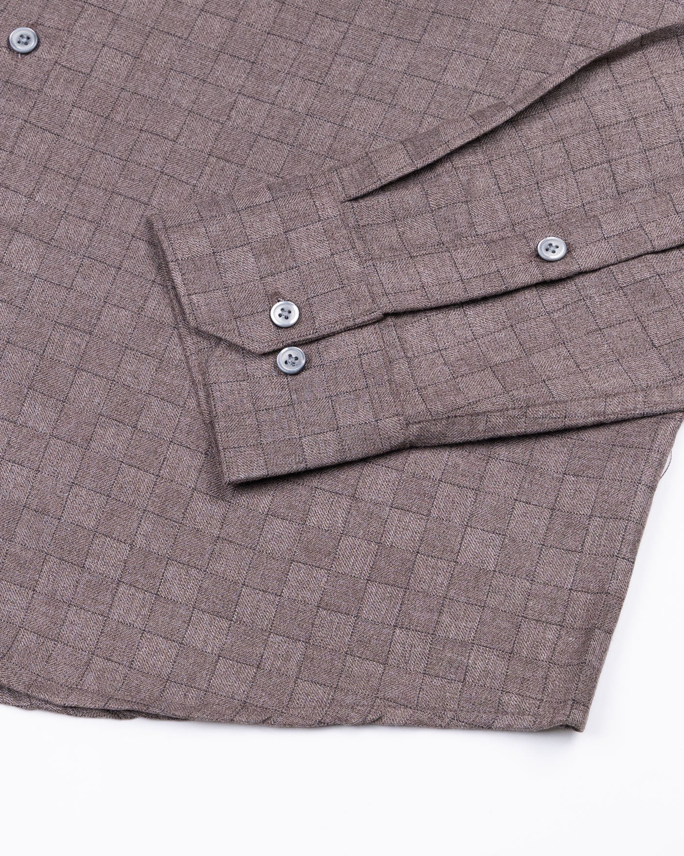 Gridon Brown Checked Premium Cotton Shirt - John Ellies