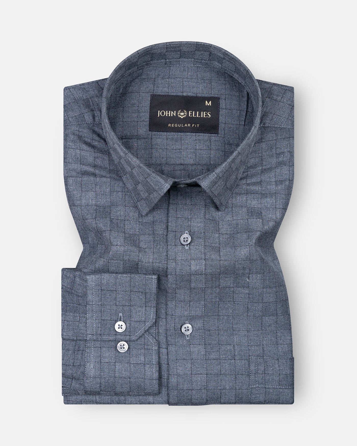 Gridon Green Checked Premium Cotton Shirt - John Ellies