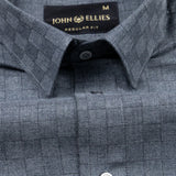 Gridon Green Checked Premium Cotton Shirt - John Ellies