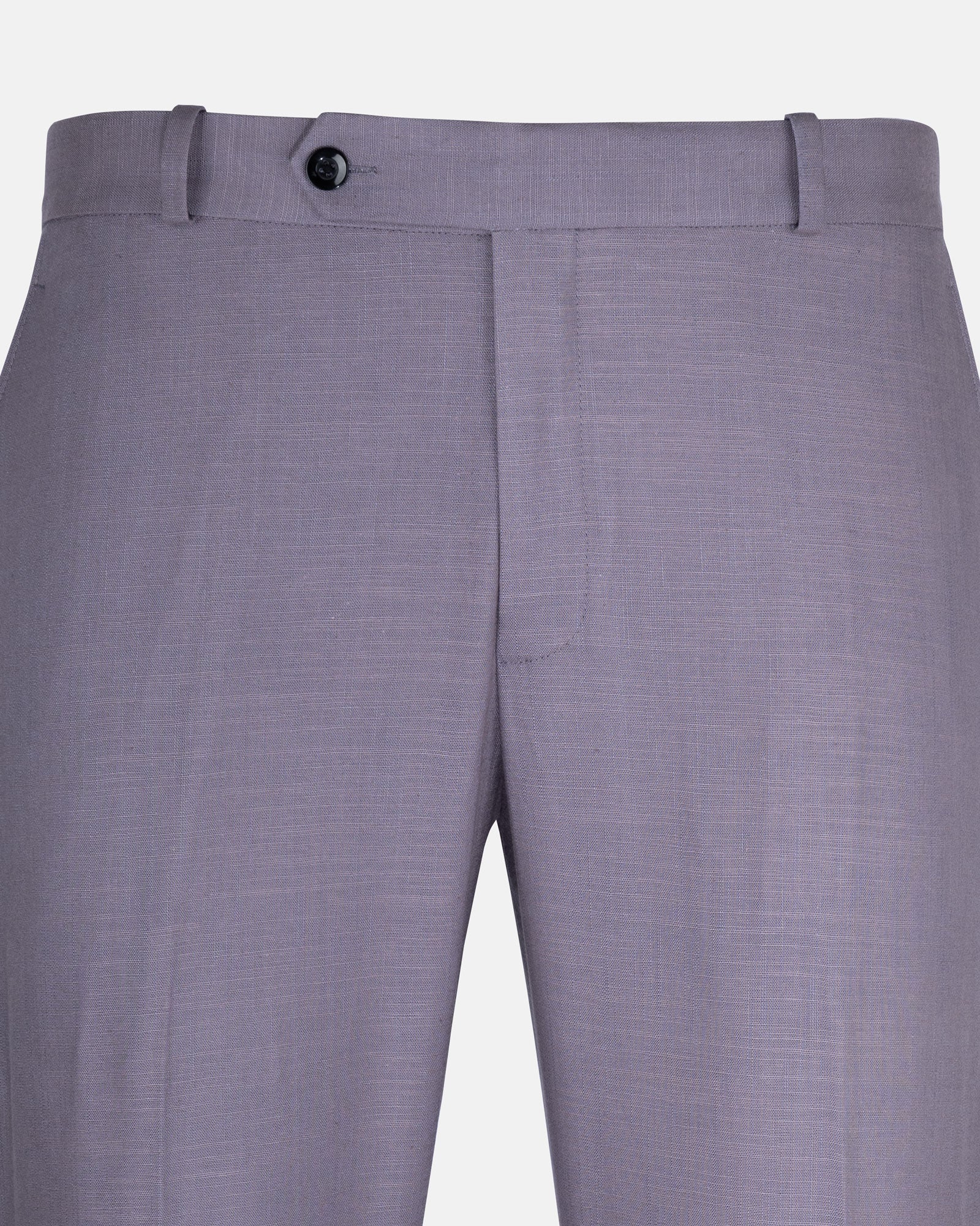 Zalix Purple Linen Formal Pant - John Ellies