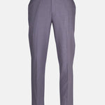 Zalix Purple Linen Formal Pant - John Ellies
