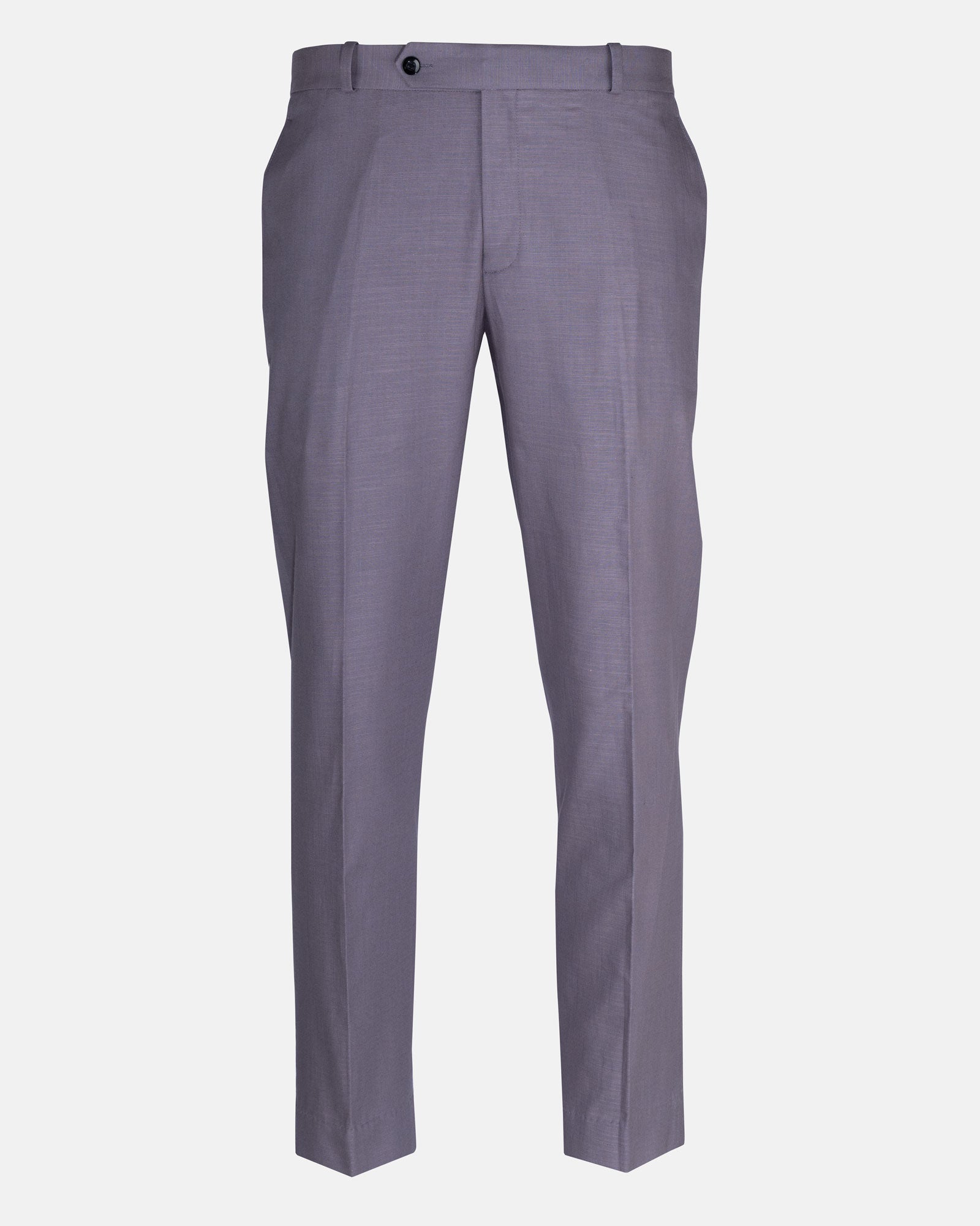 Zalix Purple Linen Formal Pant - John Ellies