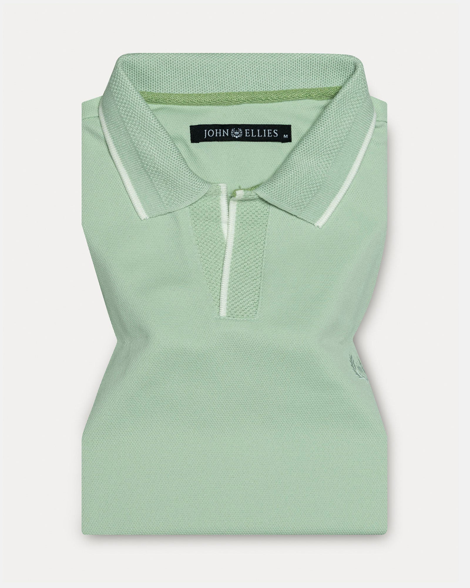 Tensy Soft Lime Cotton Polo T-Shirt - John Ellies
