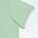 Tensy Soft Lime Cotton Polo T-Shirt - John Ellies