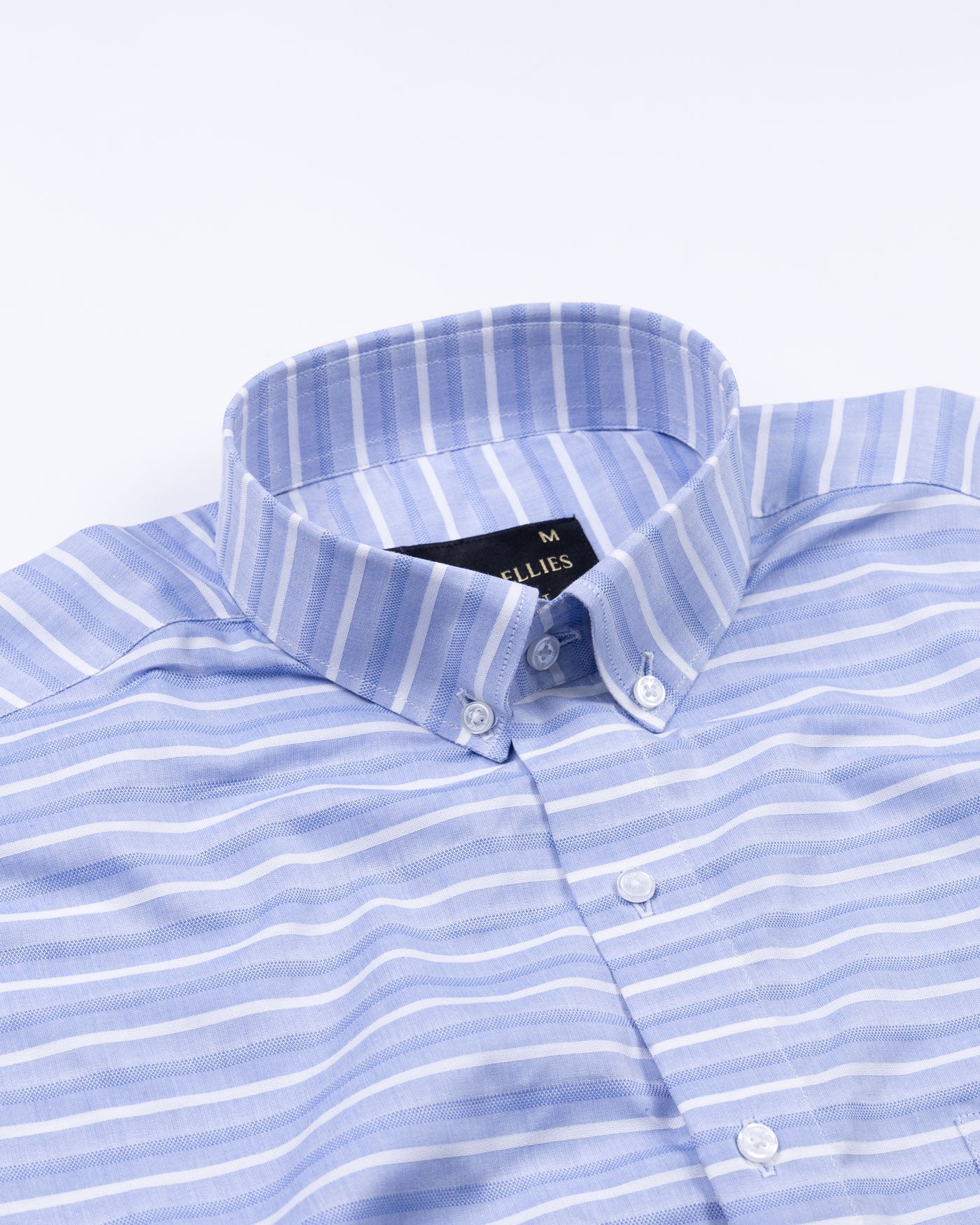 Linette Blue With White Cotton Stripe Shirt - John Ellies