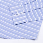 Linette Blue With White Cotton Stripe Shirt - John Ellies