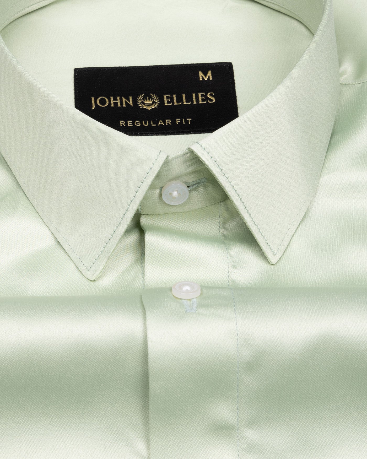 Montor Olive Premium Satin Men's Shirt - John Ellies