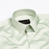 Montor Olive Premium Satin Men's Shirt - John Ellies