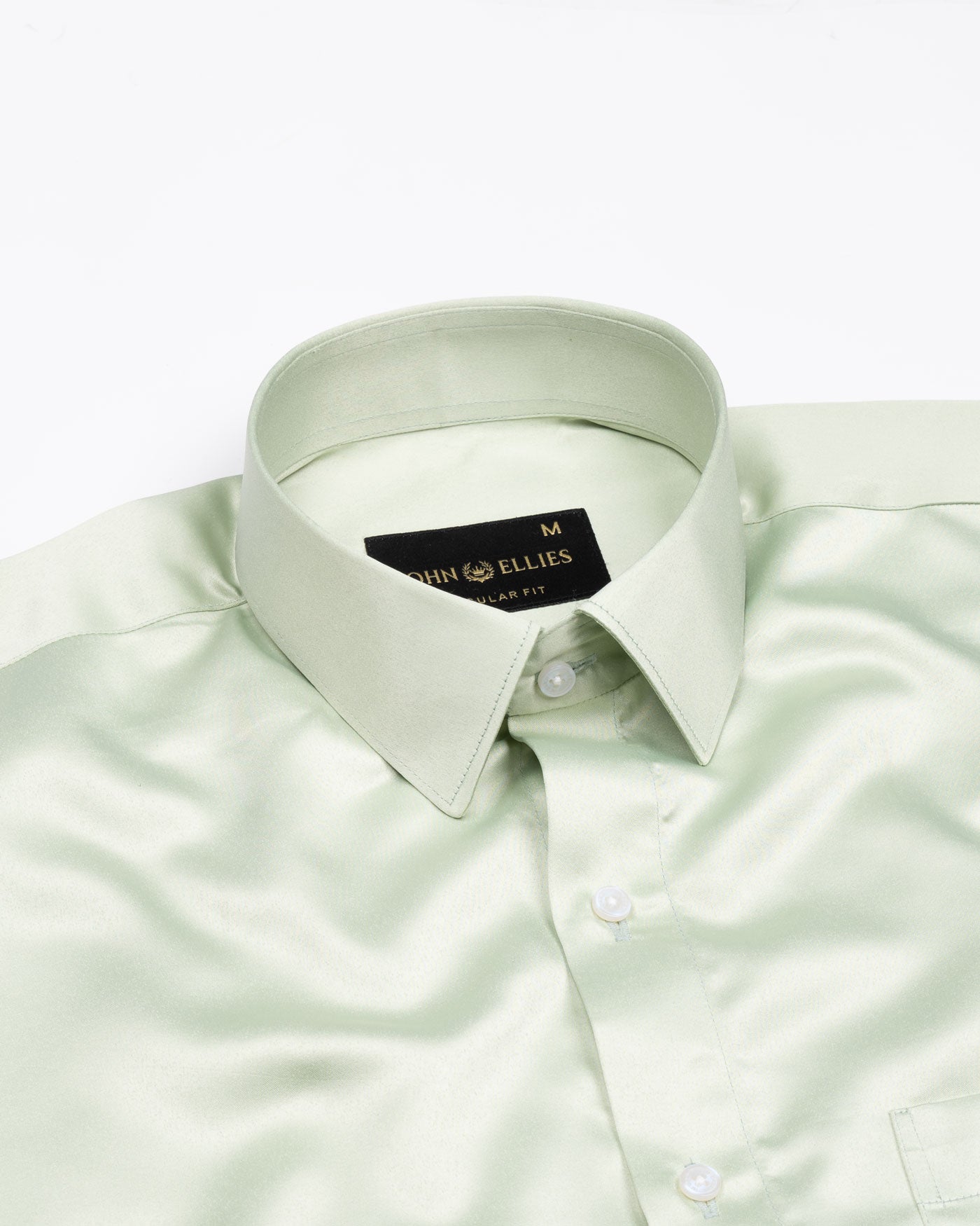 Montor Olive Premium Satin Men's Shirt - John Ellies