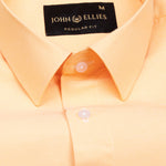 Renato Privilege Orange Plain Oxford Cotton Shirt - John Ellies