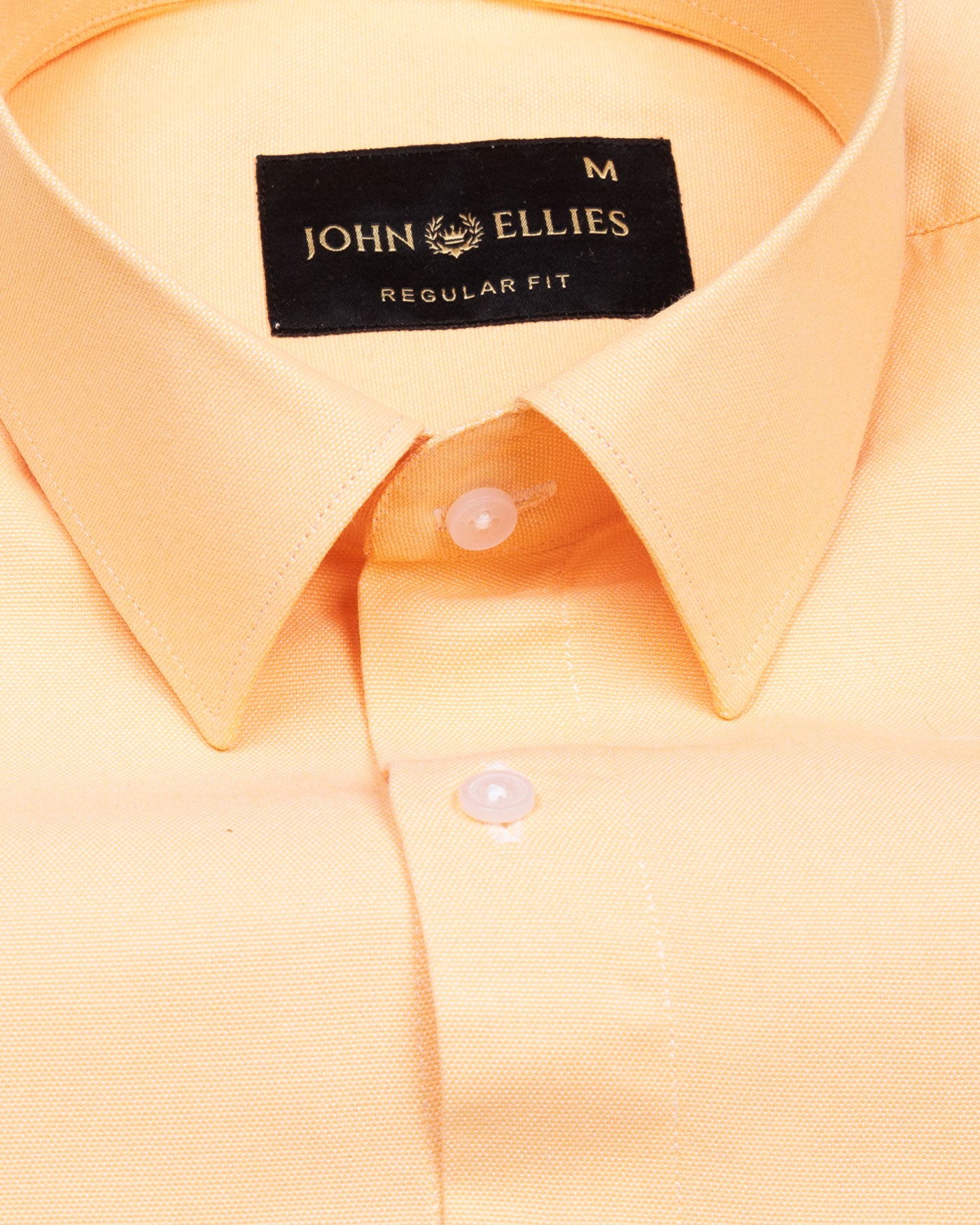 Renato Privilege Orange Plain Oxford Cotton Shirt - John Ellies