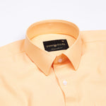 Renato Privilege Orange Plain Oxford Cotton Shirt - John Ellies