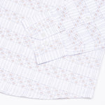 Claryon White Graph Checked Oxford Cotton Shirt - John Ellies