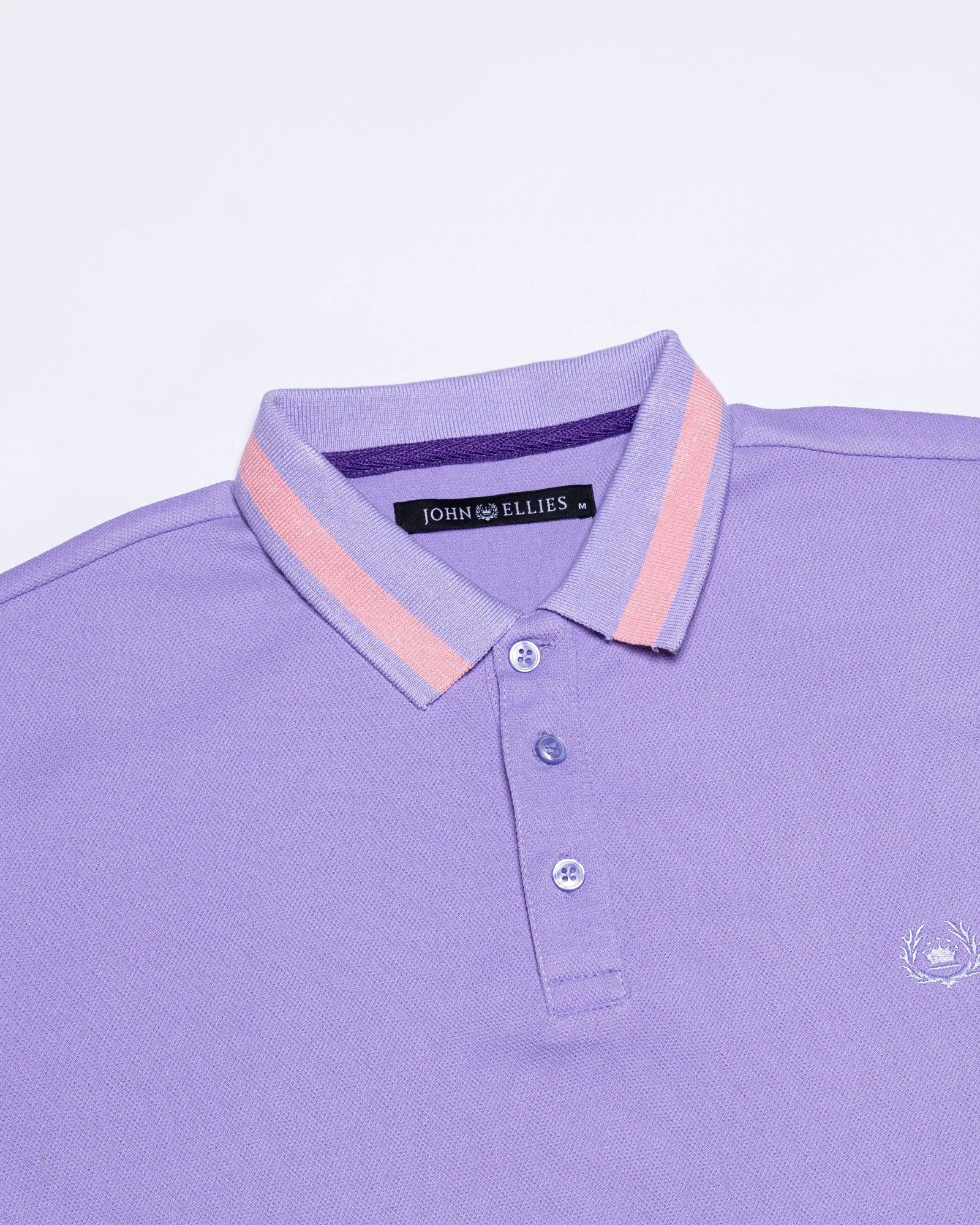 Marfill Lavender Cotton Polo T-Shirt - John Ellies