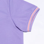 Marfill Lavender Cotton Polo T-Shirt - John Ellies