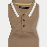 Marfill Brown Cotton Polo T-Shirt - John Ellies