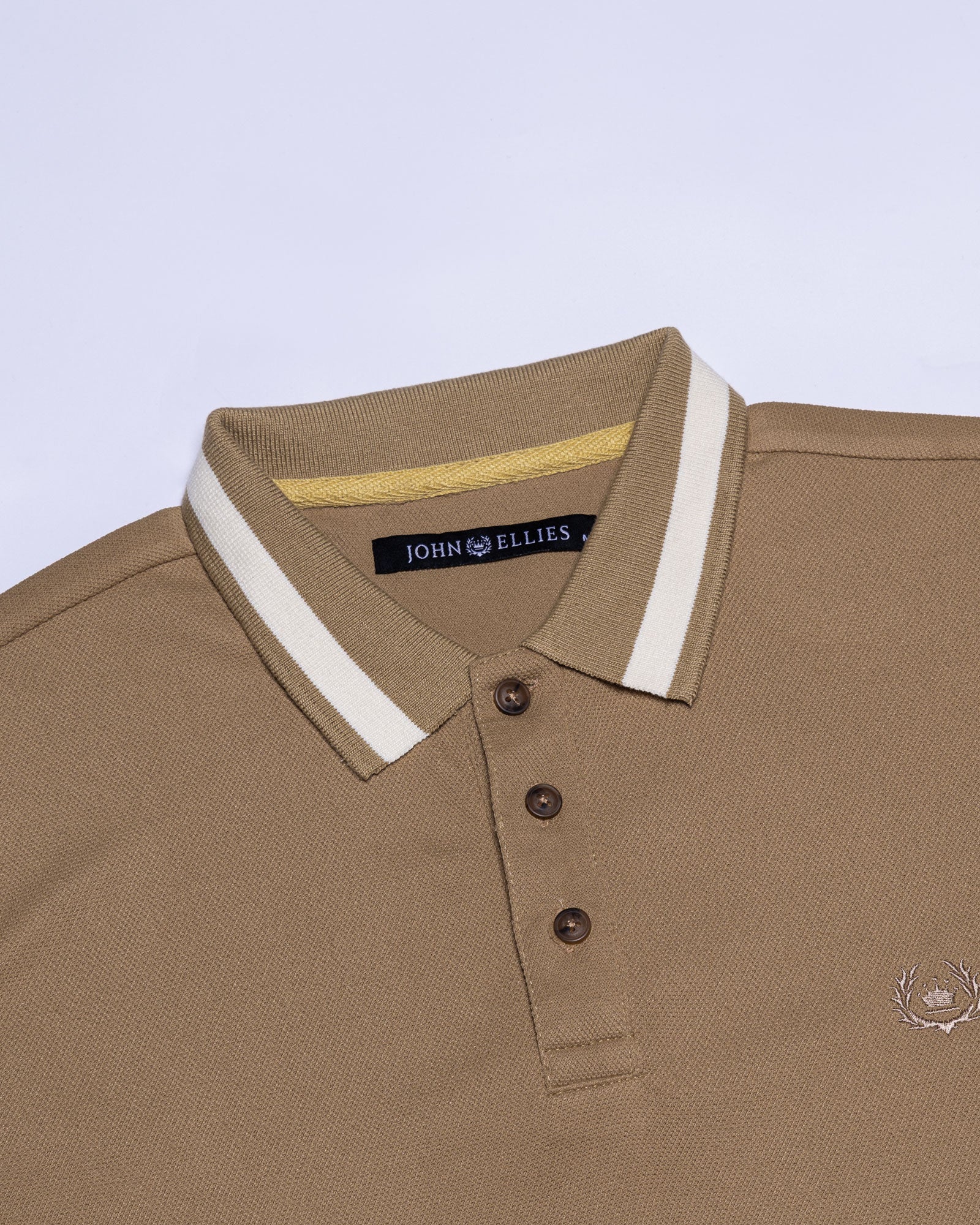Marfill Brown Cotton Polo T-Shirt - John Ellies