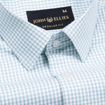 Primus Green Gingham Oxford Cotton Shirt - John Ellies