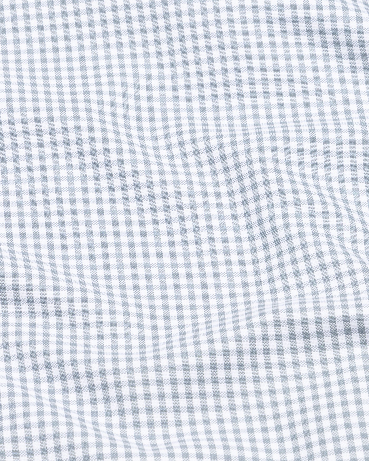 Primus Grey Gingham Oxford Cotton Shirt - John Ellies