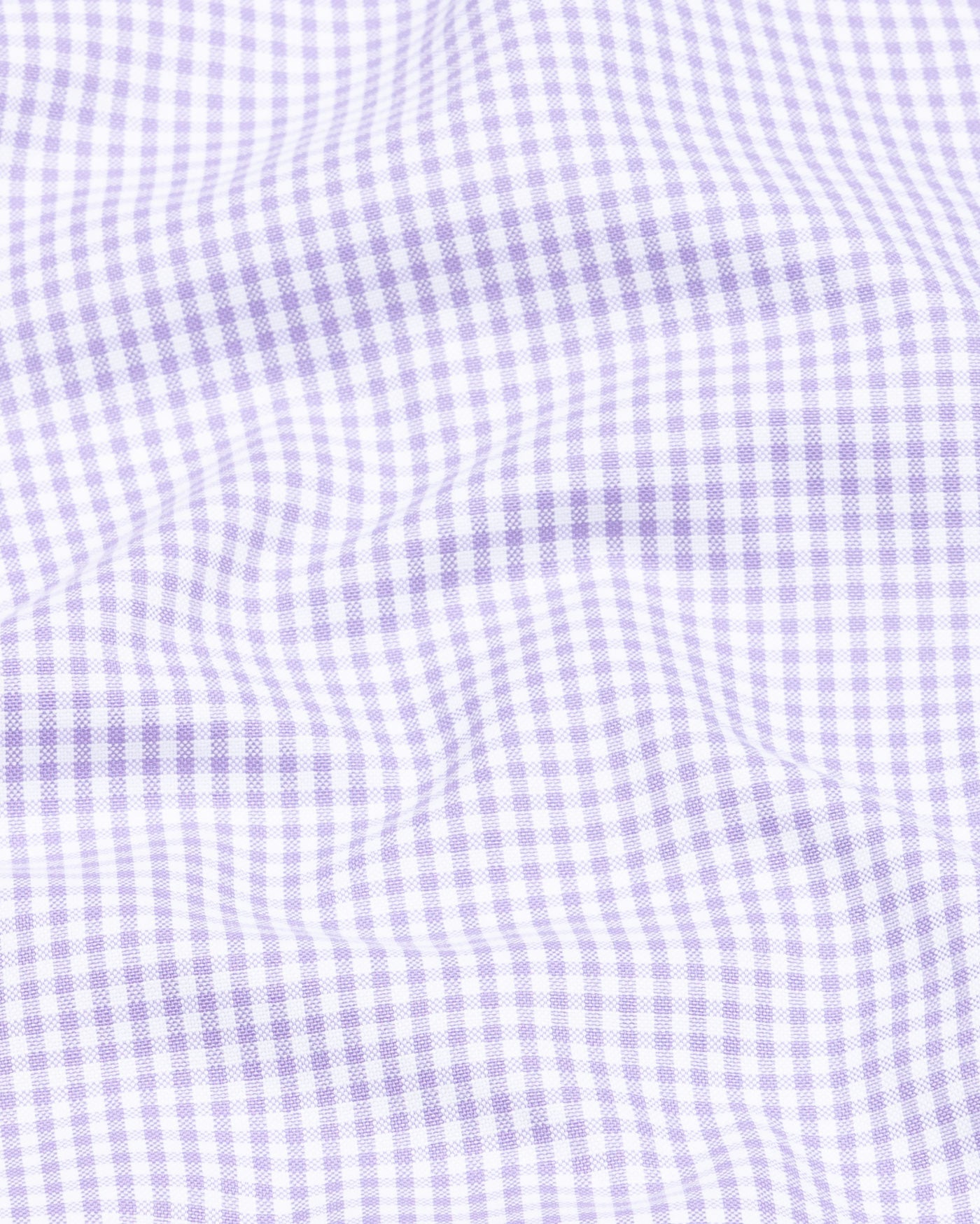 Primus Lavender Gingham Oxford Cotton Shirt - John Ellies