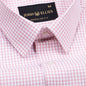 Primus Pink Gingham Oxford Cotton Shirt - John Ellies