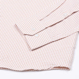 Primus Brown Gingham Oxford Cotton Shirt - John Ellies