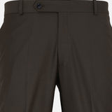 Reson Dark Olive Formal Cotton Pant - John Ellies