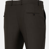 Reson Dark Olive Formal Cotton Pant - John Ellies
