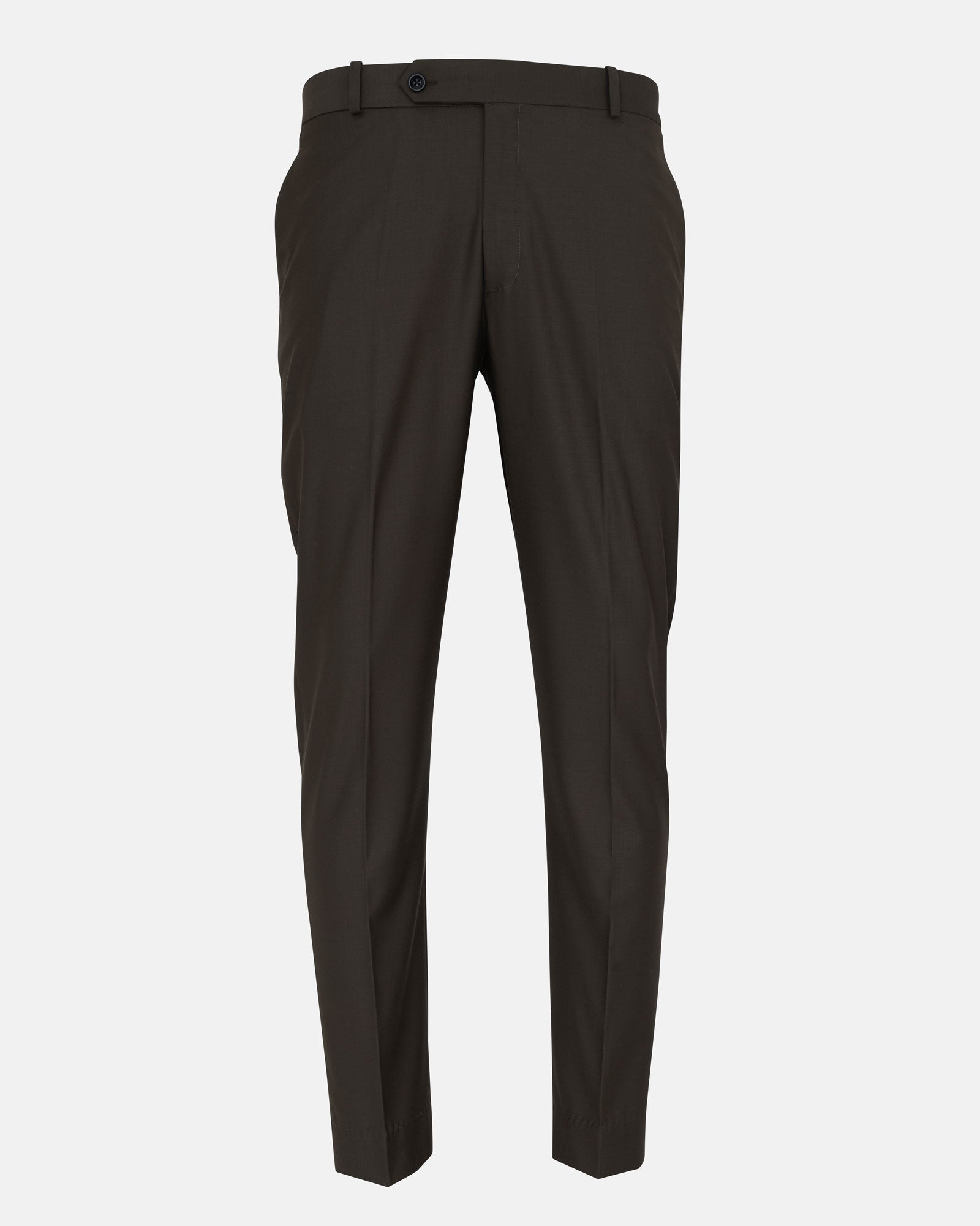 Reson Dark Olive Formal Cotton Pant - John Ellies