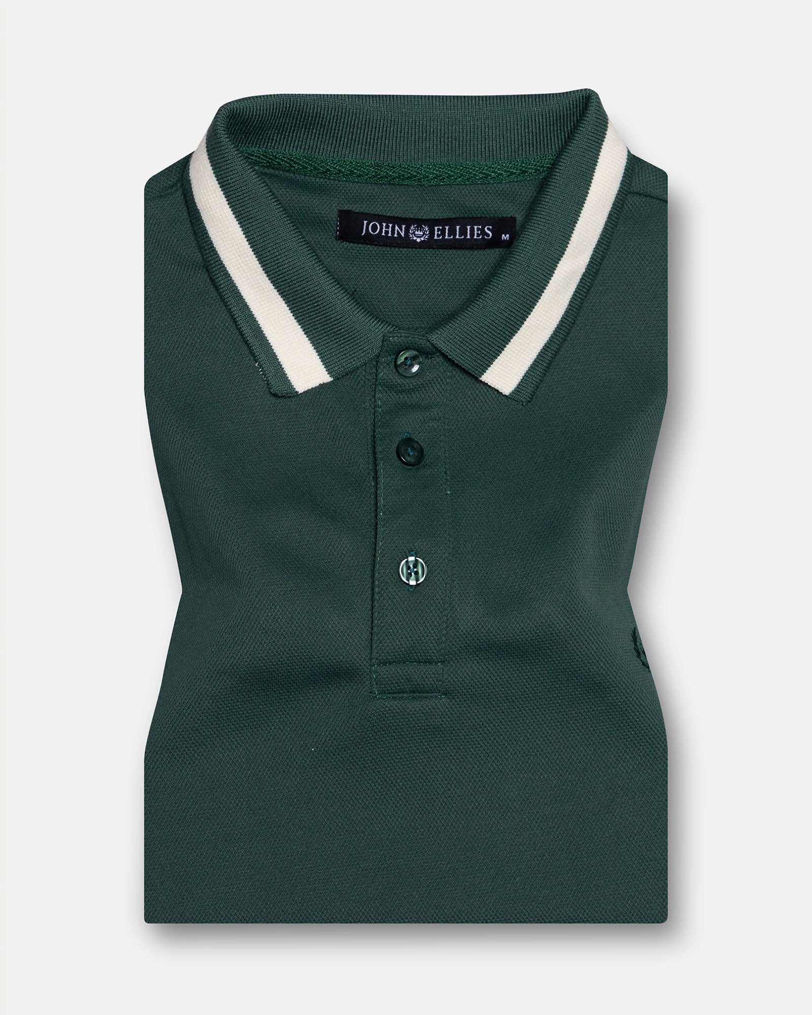 Marfill Green Cotton Polo T-Shirt - John Ellies